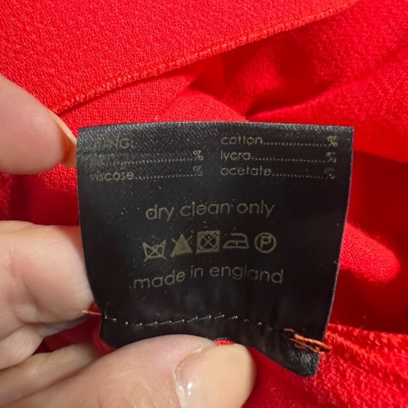 RARE Roksanda Ilincic Suzu Color Block wool Dress Size 10 - Picture 8 of 13